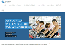 Tablet Screenshot of dlsgym.com